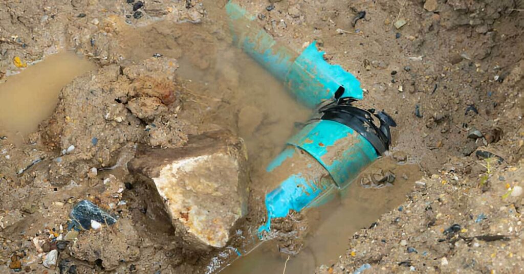 How to Tell If a Pipe Burst Underground